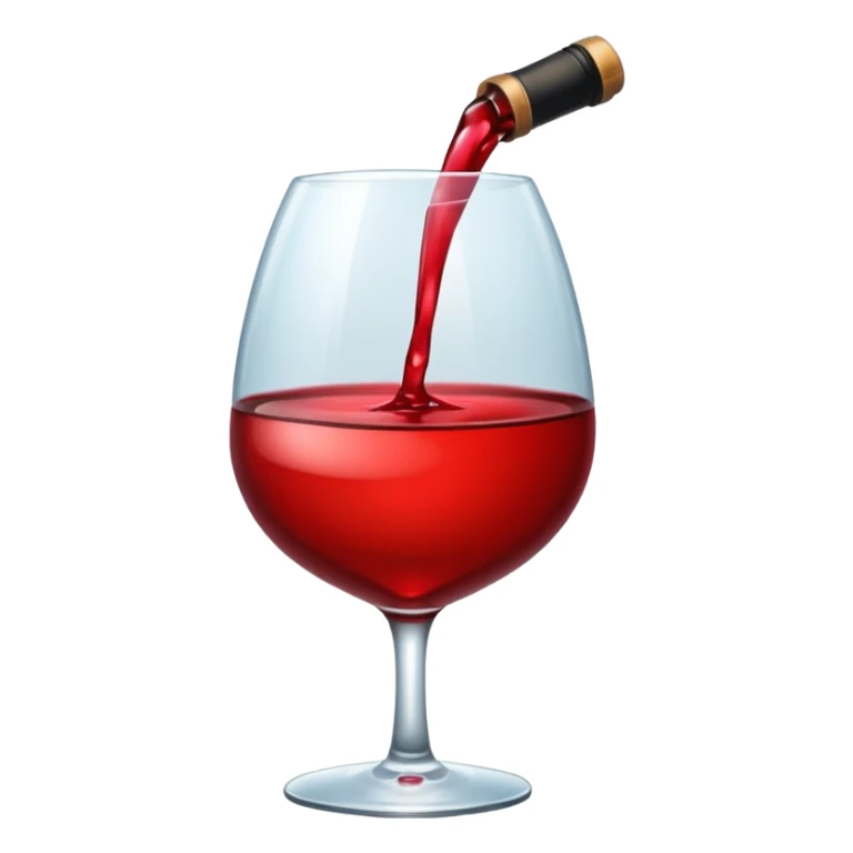 Corazón vino sticker