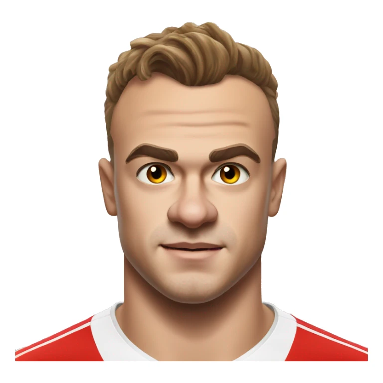 face of soccer player Xherdan Shaqiri sticker