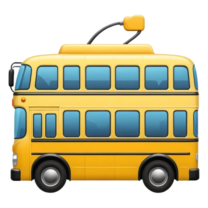 Crea un emoji de transporte público sticker