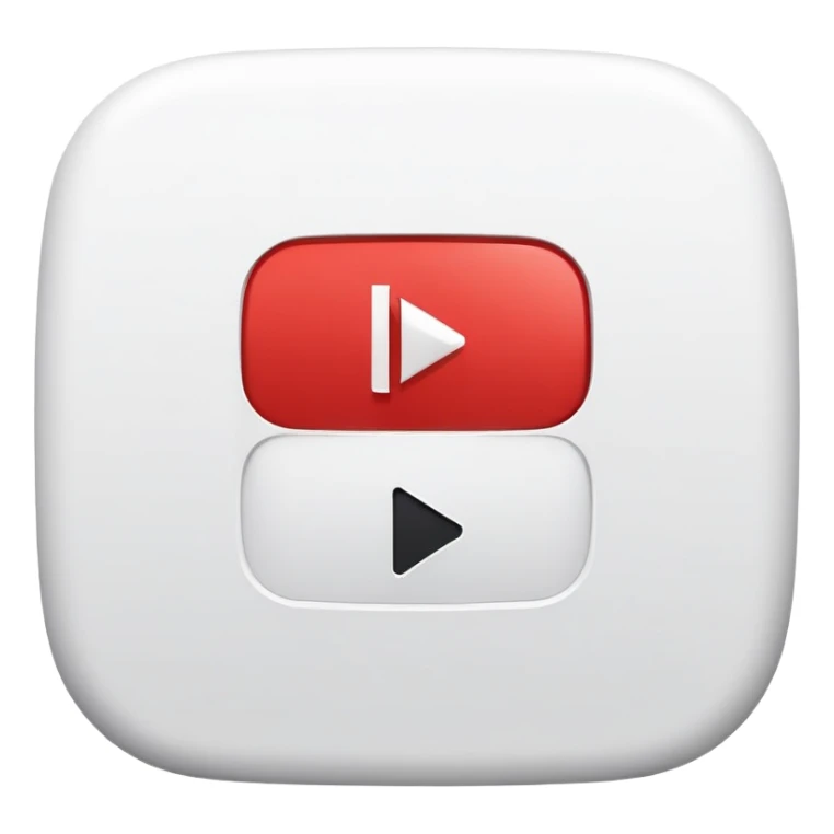 YouTube Shorts logo, black vertical rectangle with rounded corners and white play button in the center sticker