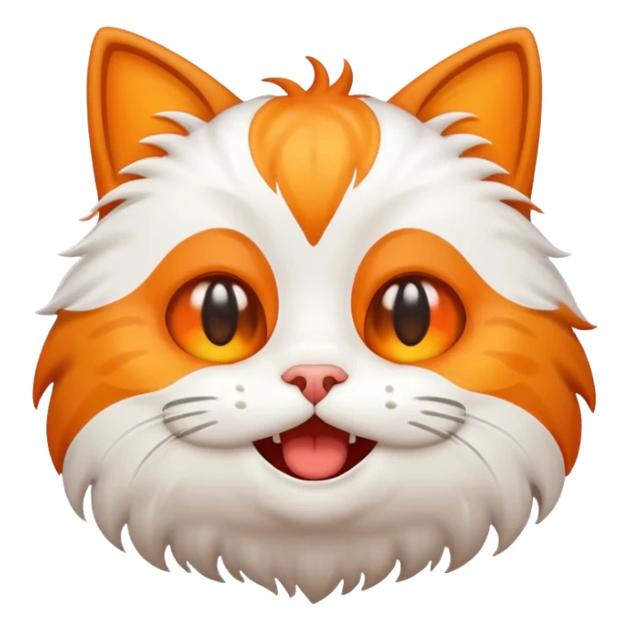 funny cat emoji -  cry and laugh at the same time sticker