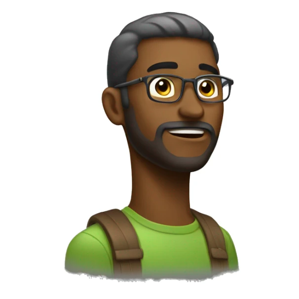 a programmer in awe of the beauty of his code sticker