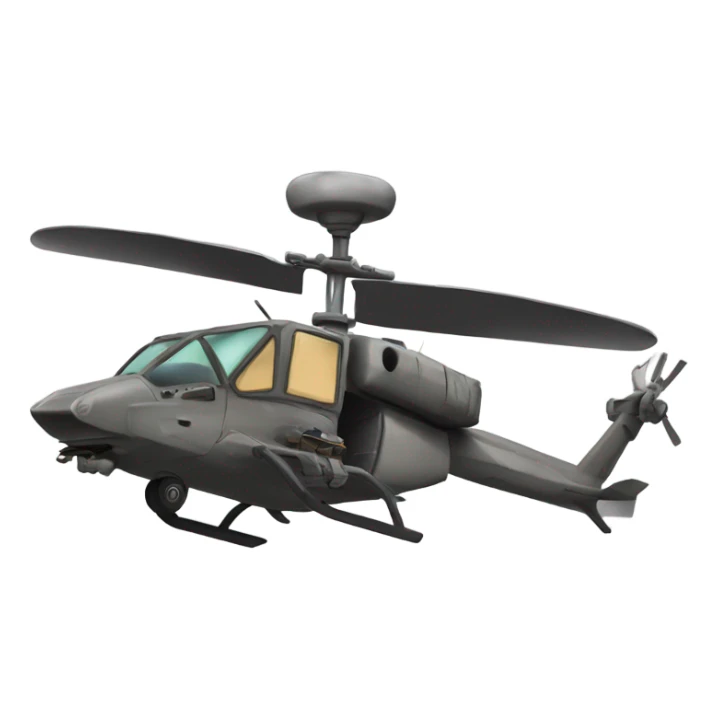 Raccoon flying AH-64  sticker