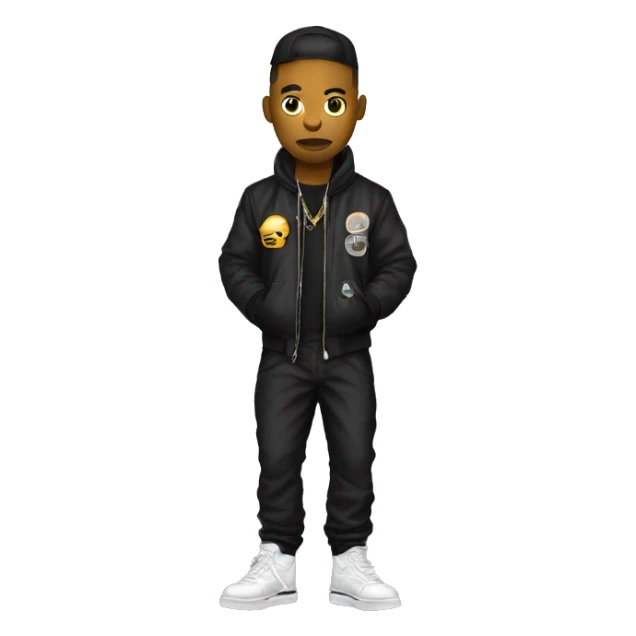 Streetwear clothing gangster sticker