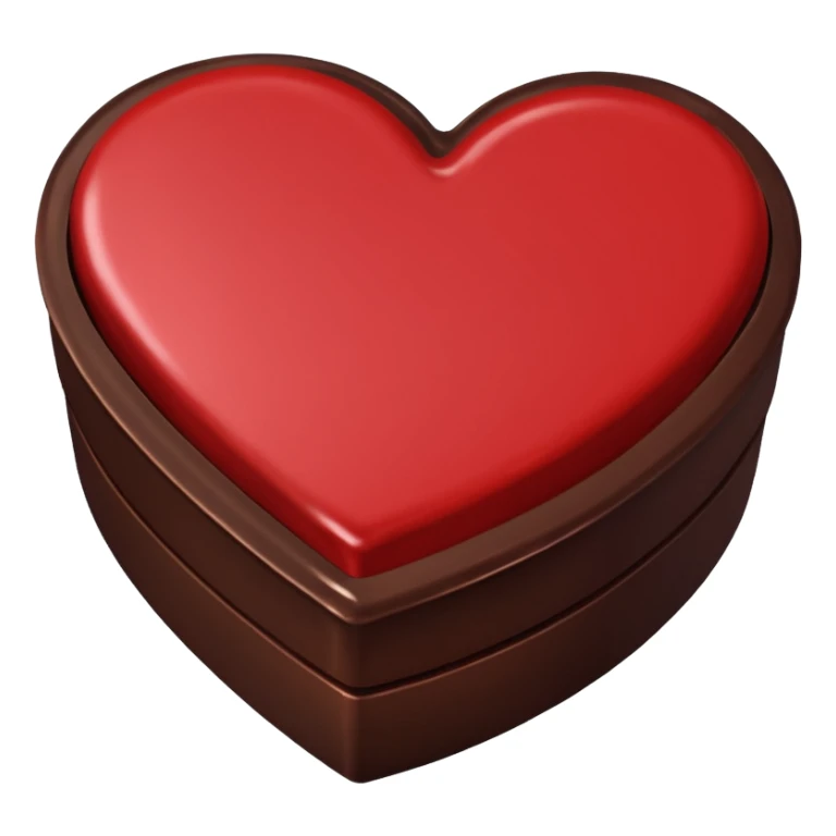 heart shaped box of chocolate sticker