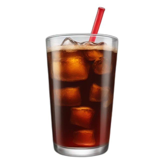 glass of coke sticker