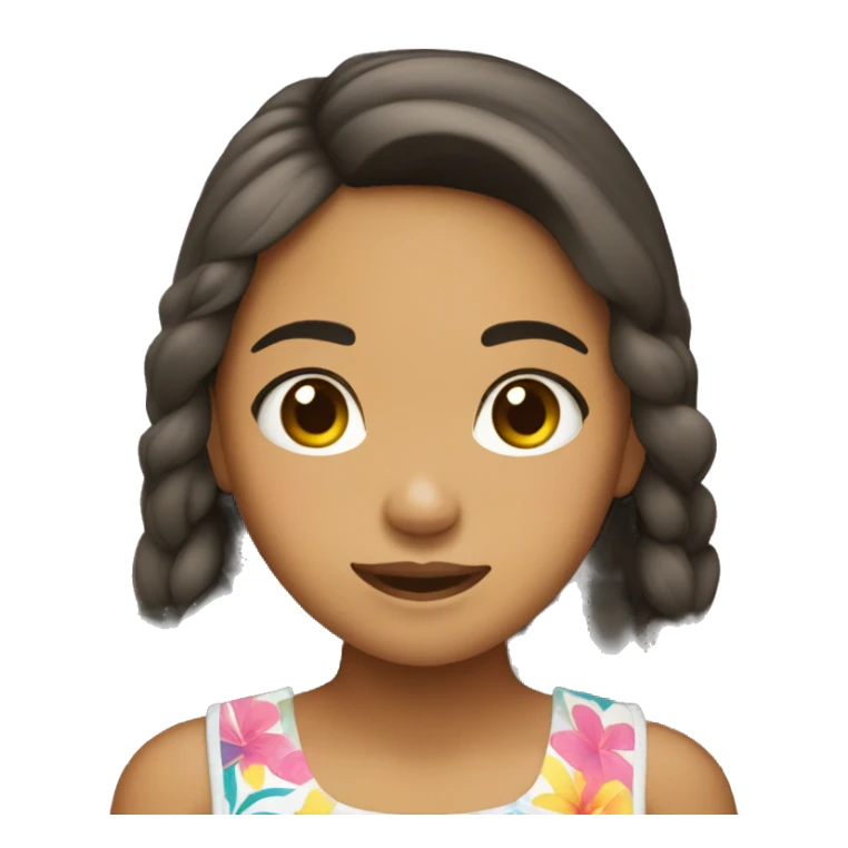 filipino teenage beachy girl  sticker