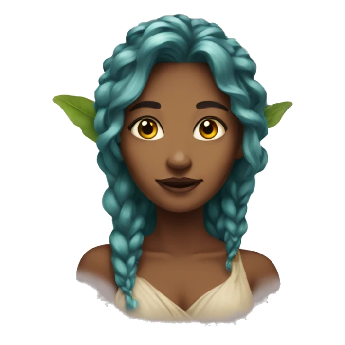 Beautiful fae woman sticker