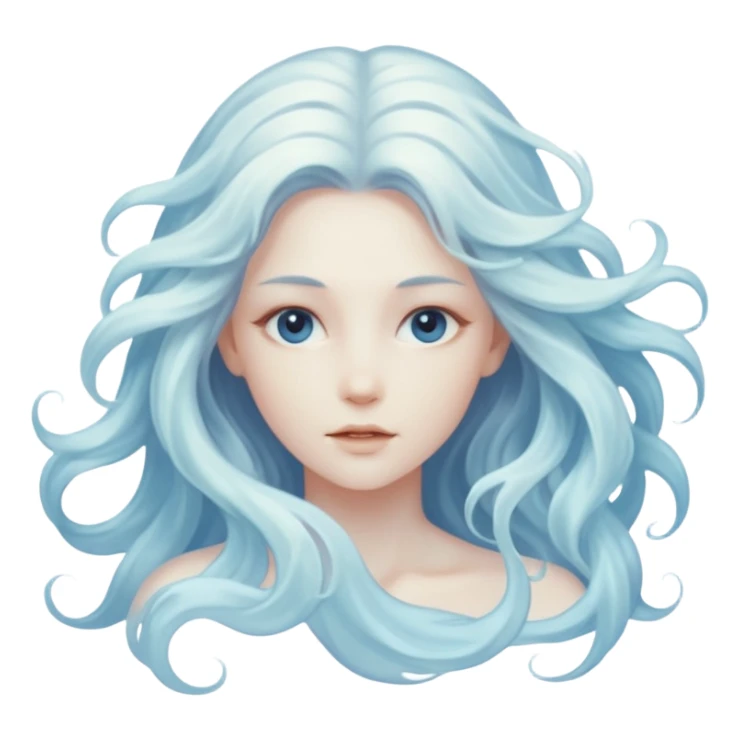 air elemental woman sticker