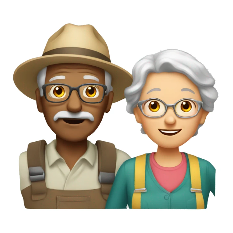grandparents gardeners sticker
