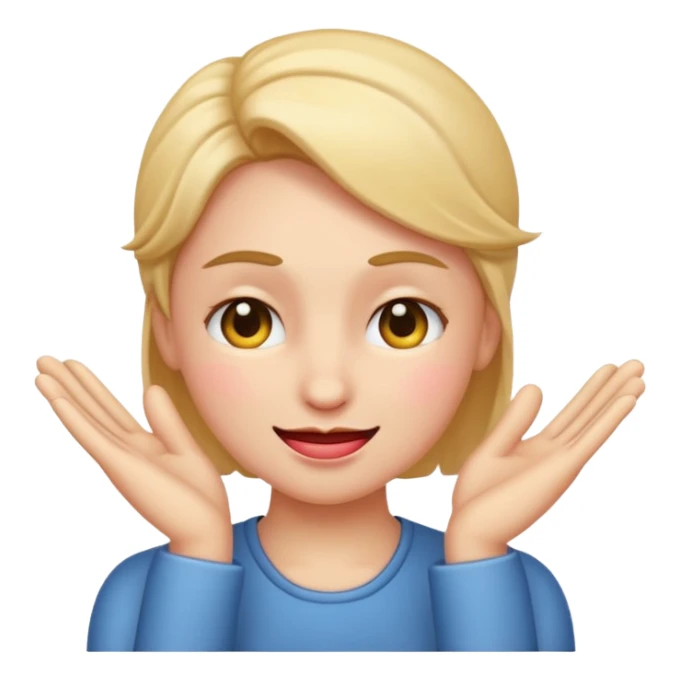 emoji smirking with the hand on the forehead blushing sticker