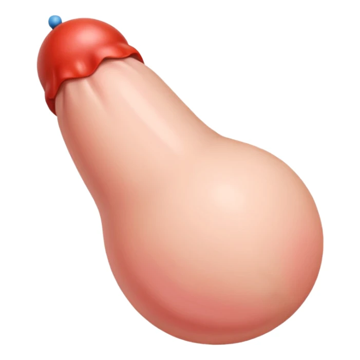 Penis with balls sticker