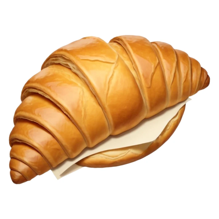 one photo with croissant like catalog cards from delivery  sticker