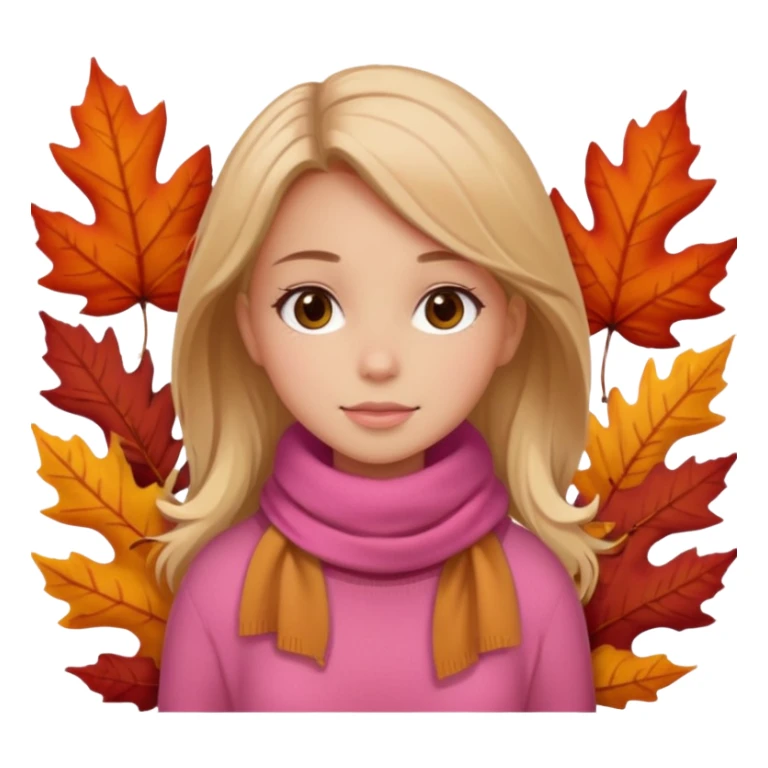 pink and brown autumn winter girly love  sticker