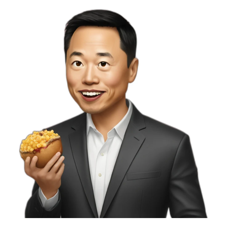 garry tan eating elon musk sticker