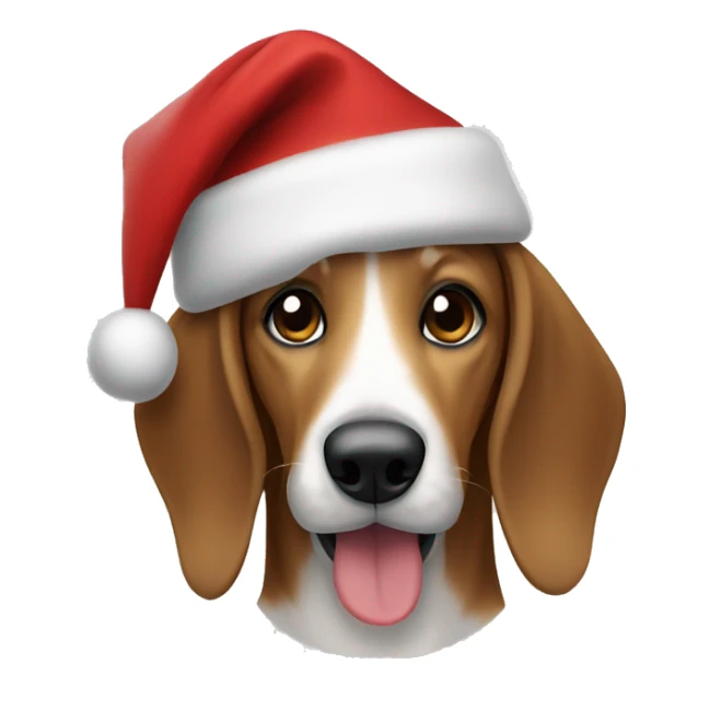Christmas Dacshound sticker