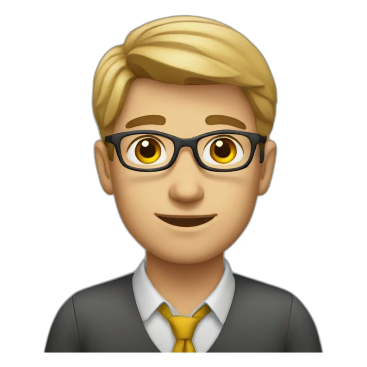 Young handsome male teacher  sticker