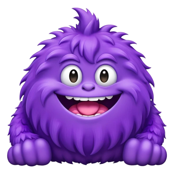 mcdonalds grimace large purple monster sticker