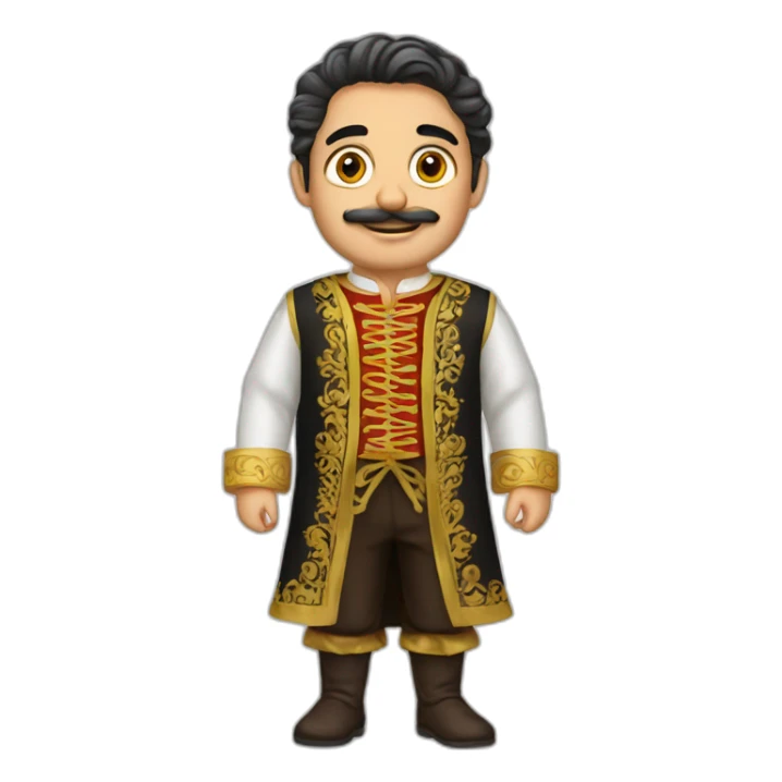 Costume Espagnol traditionnel homme sticker