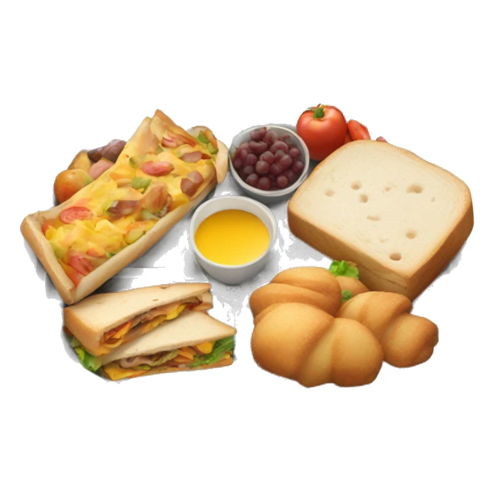 Big lunch tray sticker