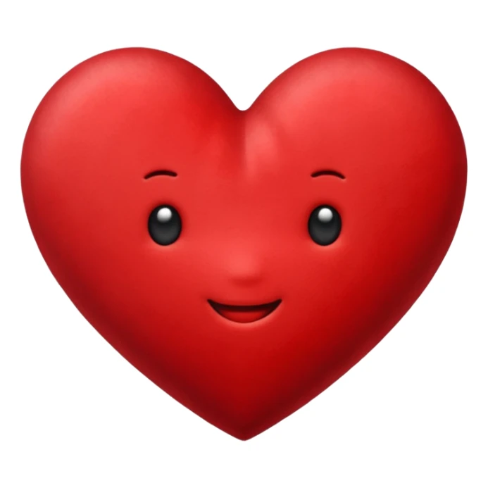 heart with a velvet center sticker