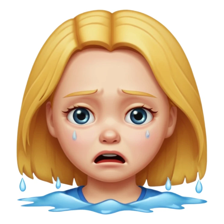 Girl name chucky crying and flooding the place sticker