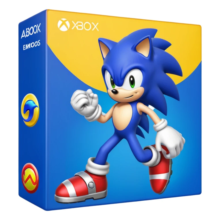 A copy of Sonic heros for the original Xbox sticker