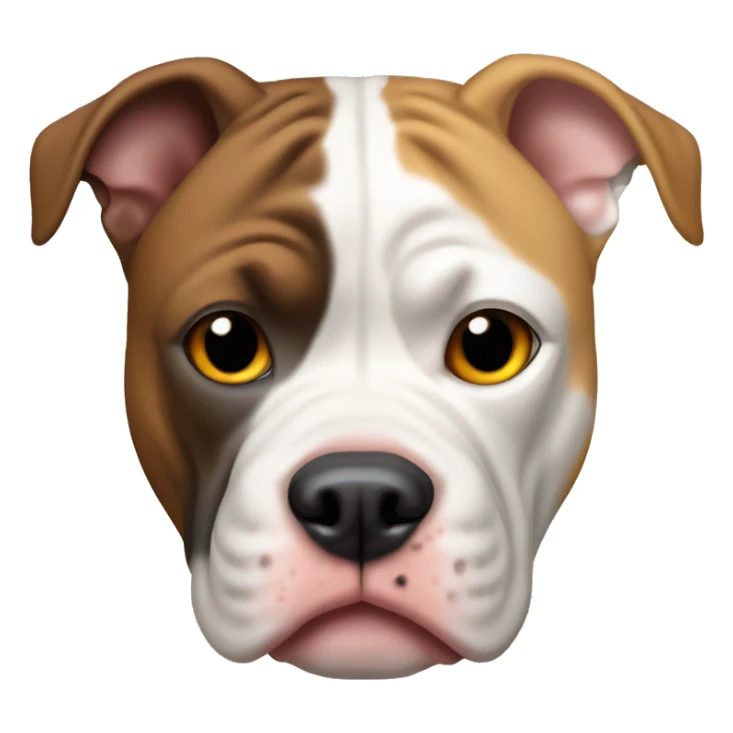 Pitbull and Continental Bulldog mix  sticker
