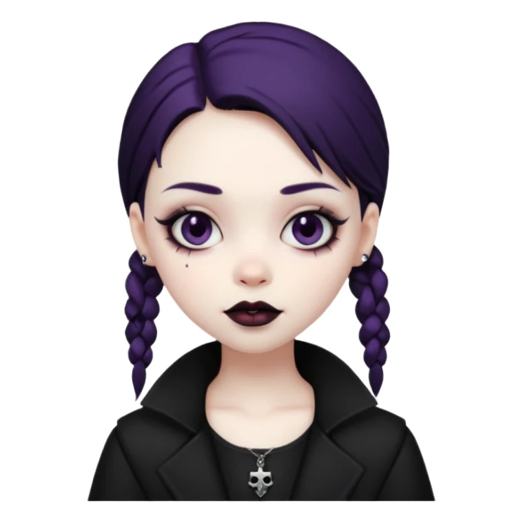 Goth Girl, Absolutely adorable, Toy Style  sticker