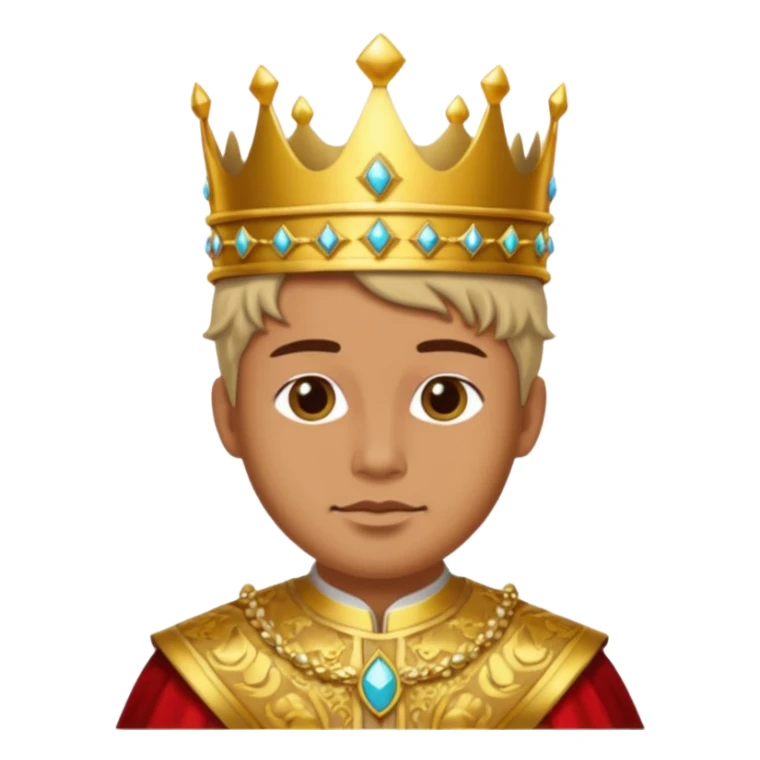 portrait of sun king sticker