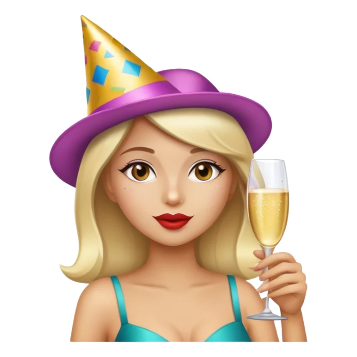 party girl in the club sticker