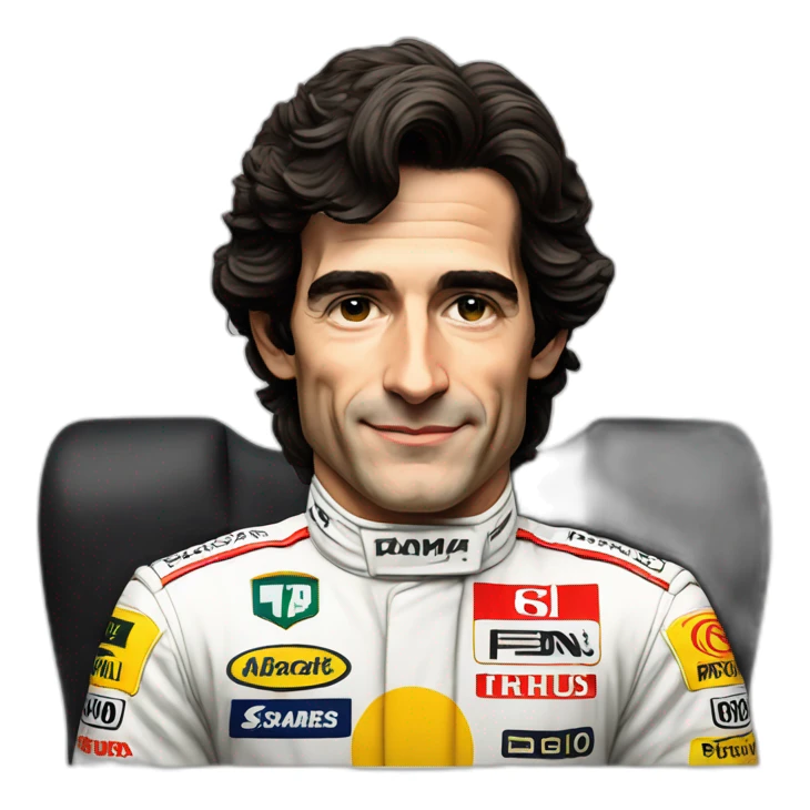 Ayrton Senna f1 sticker