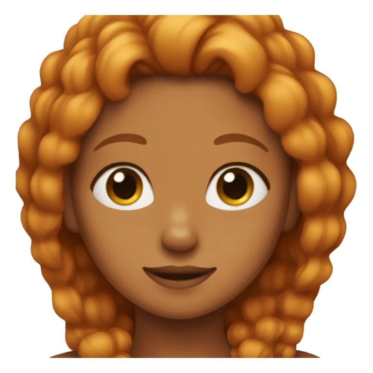 Ginger girl with black female spitz sticker