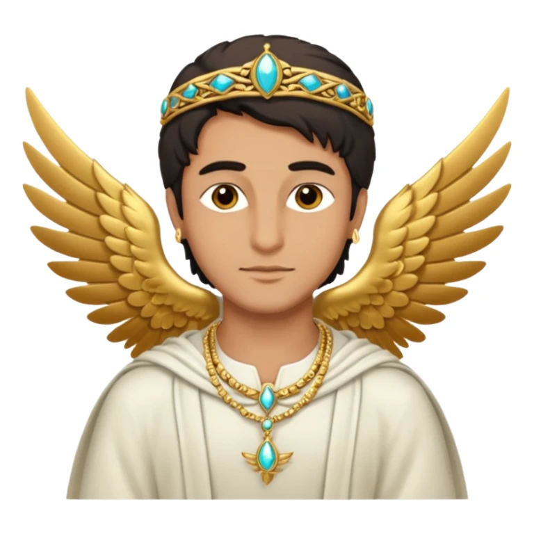 Farvahar, man with long wings sticker
