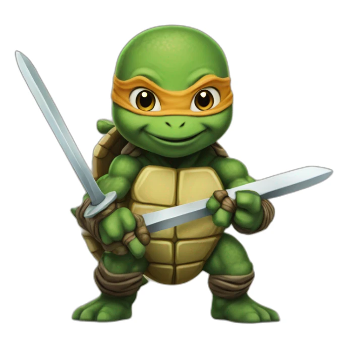 Teenage mutant turtles babies sticker