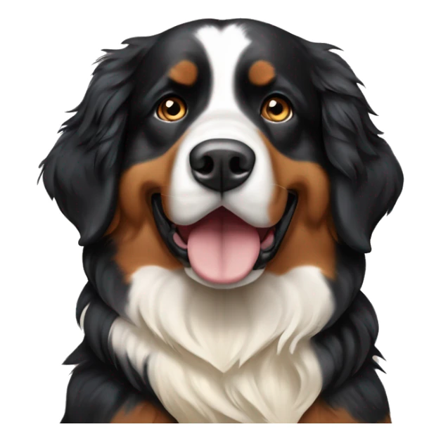 Bernese mountain dog with cream golden retriever  sticker