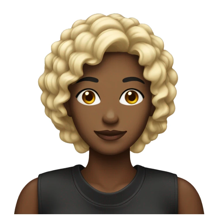 Mulher com franjinha e cabelo preto sticker