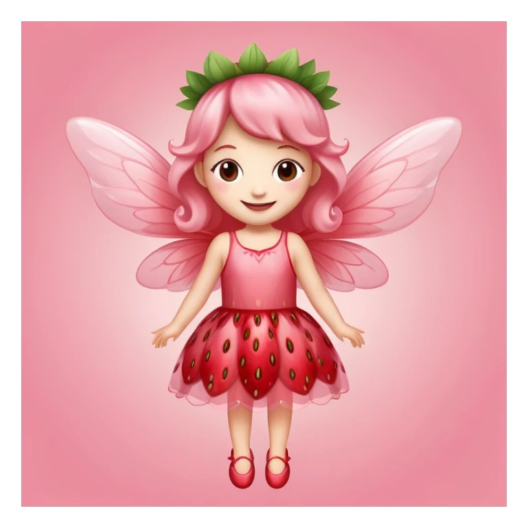 Strawberry Fairy sticker