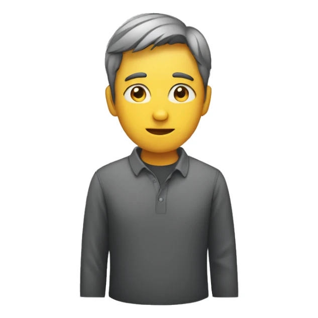 Person who looks discreetly to the side sticker