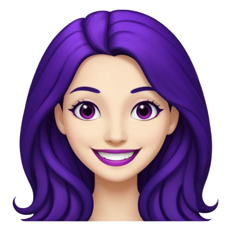 purple woman sticker