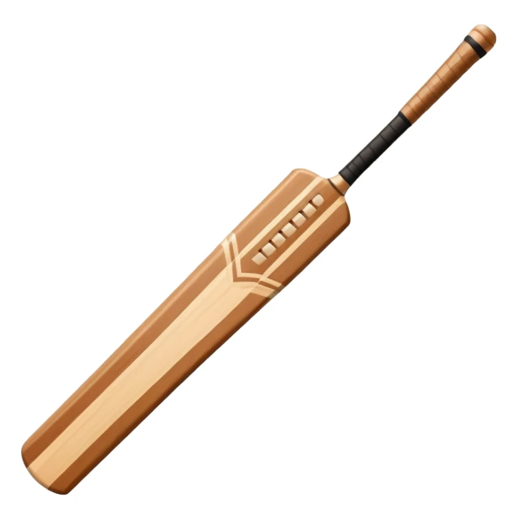 make a emoji of cricket bat sticker