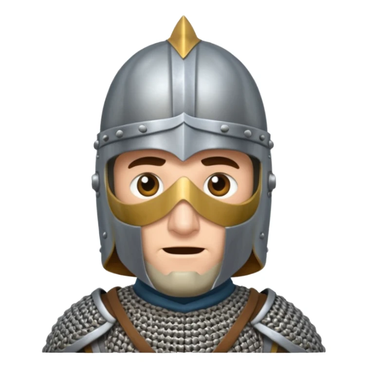 Monty pyton knight with full face helmet sticker