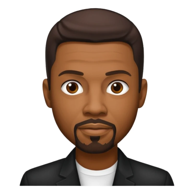 Keith Sweat (b.1961) with dark brown hair sticker