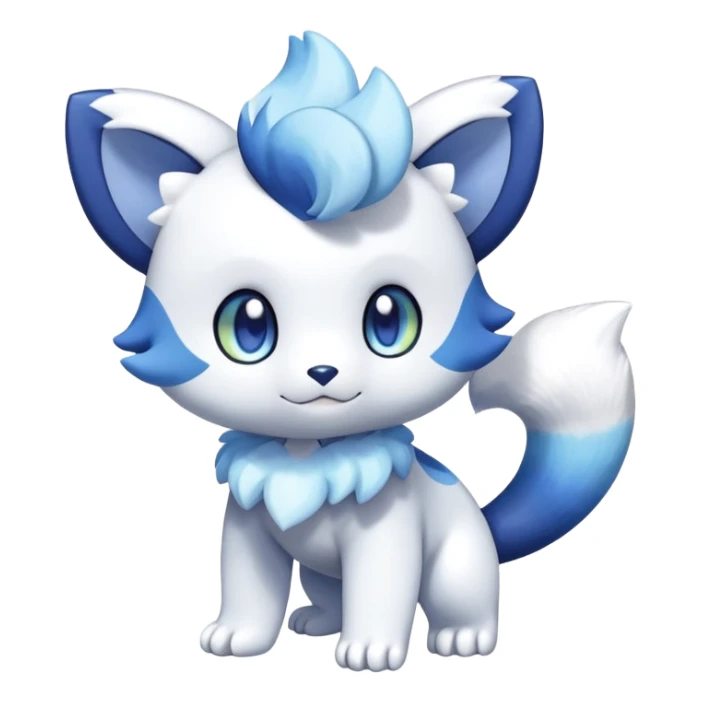 Shiny Espurr-Meowstic-Oshawott-Hybrid (Full body) sticker