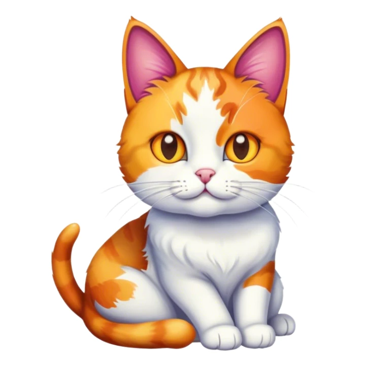 cat artist painting pic sticker
