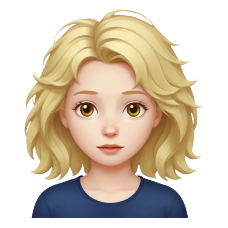 Morning girl sticker