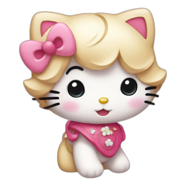 Cute hello kitty  sticker