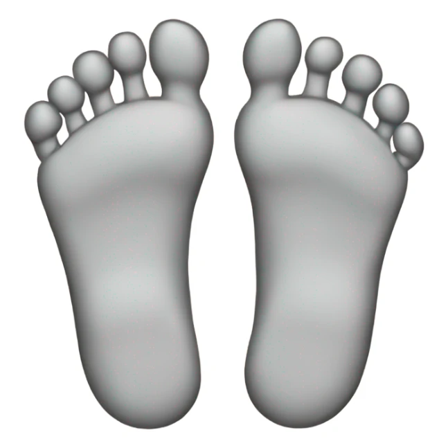 smiley face with feet in the air sticker