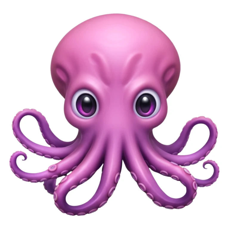 tentacle alien character, octopus-like face, soft glowing skin, alien biology design, cute but weird vibe, 3D cartoon, mobile game icon style, clean background, no text, no watermark
 sticker