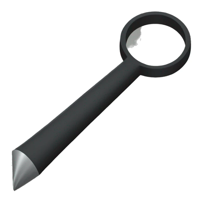 search symbol facing to left side and in black and gary color sticker